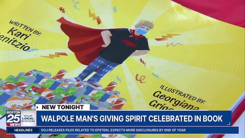 Walpole man with autism is the star of new book about charitable giving