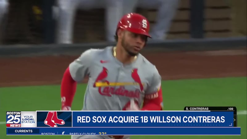 Red Sox trade for first baseman Wilson Contreras from St. Louis Cardinals