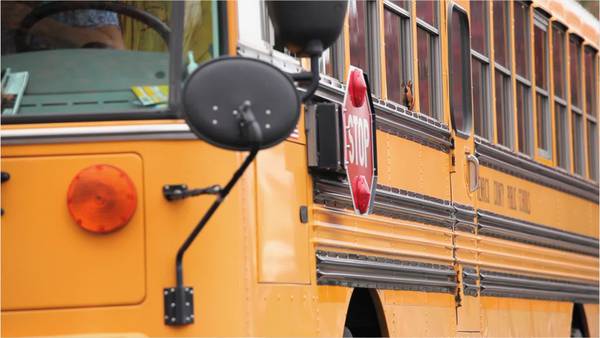Hanson school bus struck by motor vehicle 