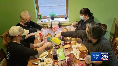 Positively Massachusetts:  Volunteers make hundreds of sandwiches for struggling families