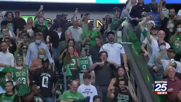 Celtics fans go wild after Game 7 victory