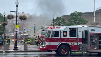 Cambridge businesses evacuated due to high CO levels, crews work to contain 3rd manhole explosion 