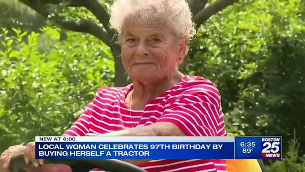 ‘I’m very independent’: Local woman celebrated 97th birthday buying herself a tractor