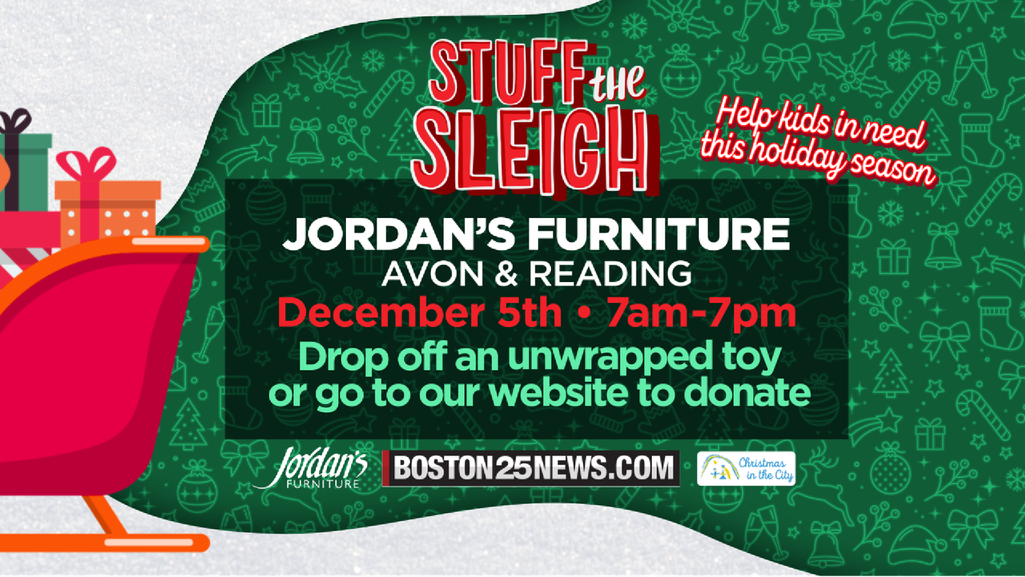 快来帮助波士顿25频道“填满雪橇”，为城市的圣诞节增添温暖吧！