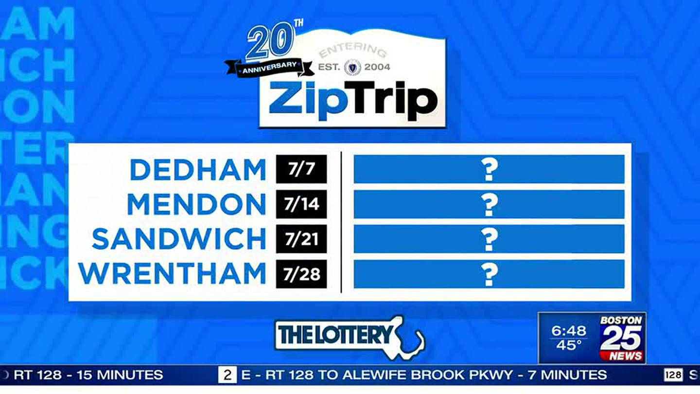 20th season of Zip Trips town reveal 1 Boston 25 News