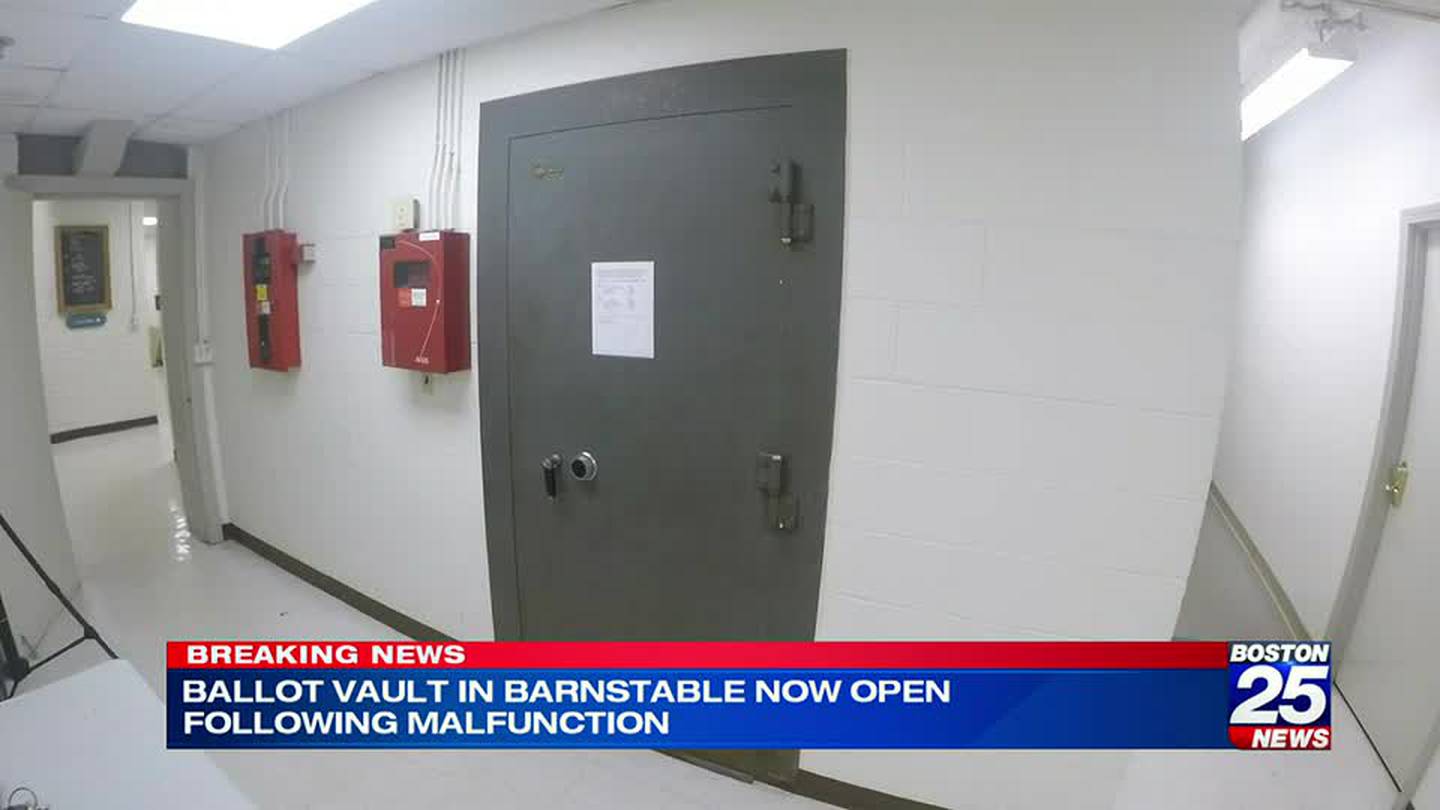 Barnstable County vault stalling Primary Election opened after almost