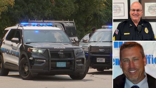 Police officer thrown into air after being struck by car at busy Burlington shopping plaza