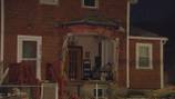 1 person hurt after car crashes into home in Brockton 