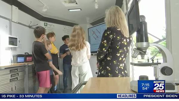 Roving science lab traveling around Massachusetts to educate kids about climate change
