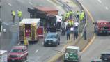 MassDOT: Injuries, fuel spill reported after tractor-trailer rollover crash on I-90 in Allston 